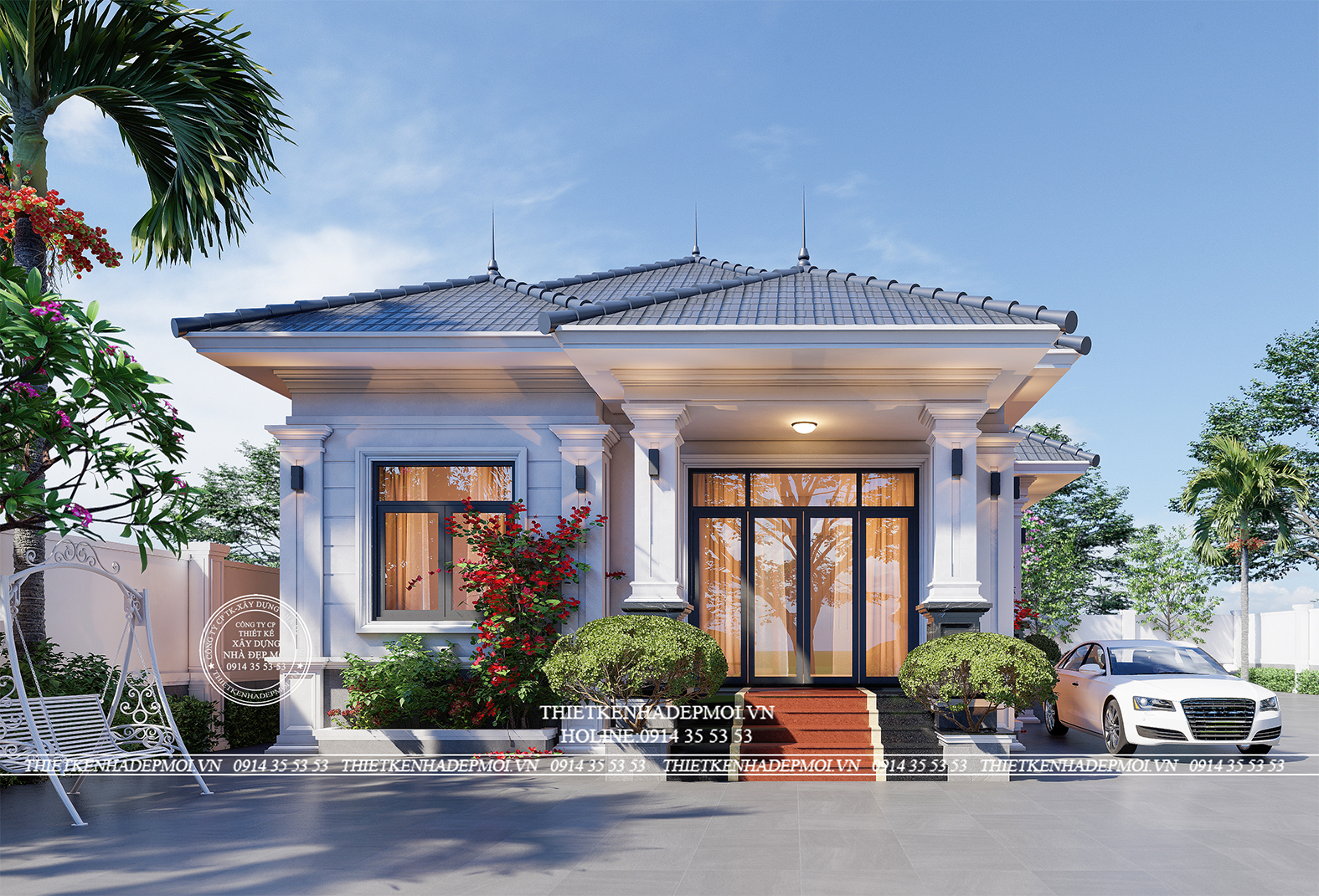 Thiết kế biệt thự mái Nhật