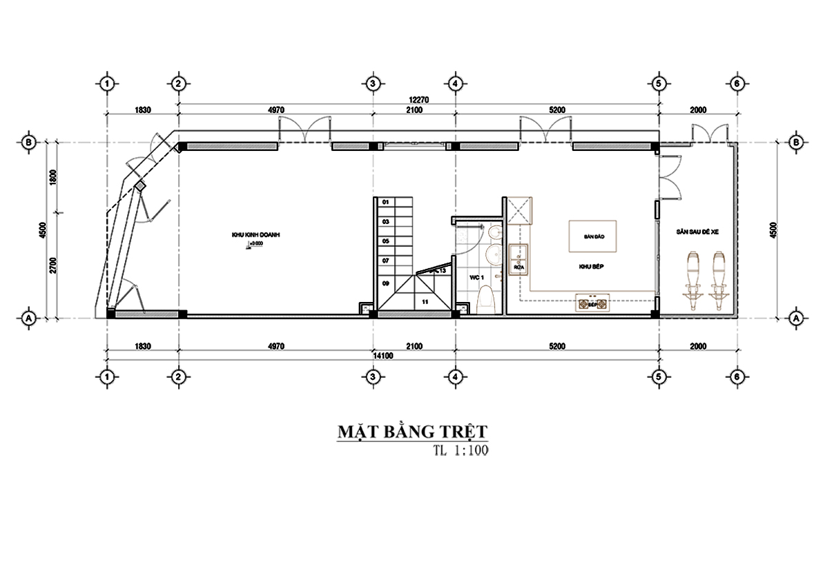 Nhà phố hiện đại kết hợp kinh doanh anh minh-bình tân