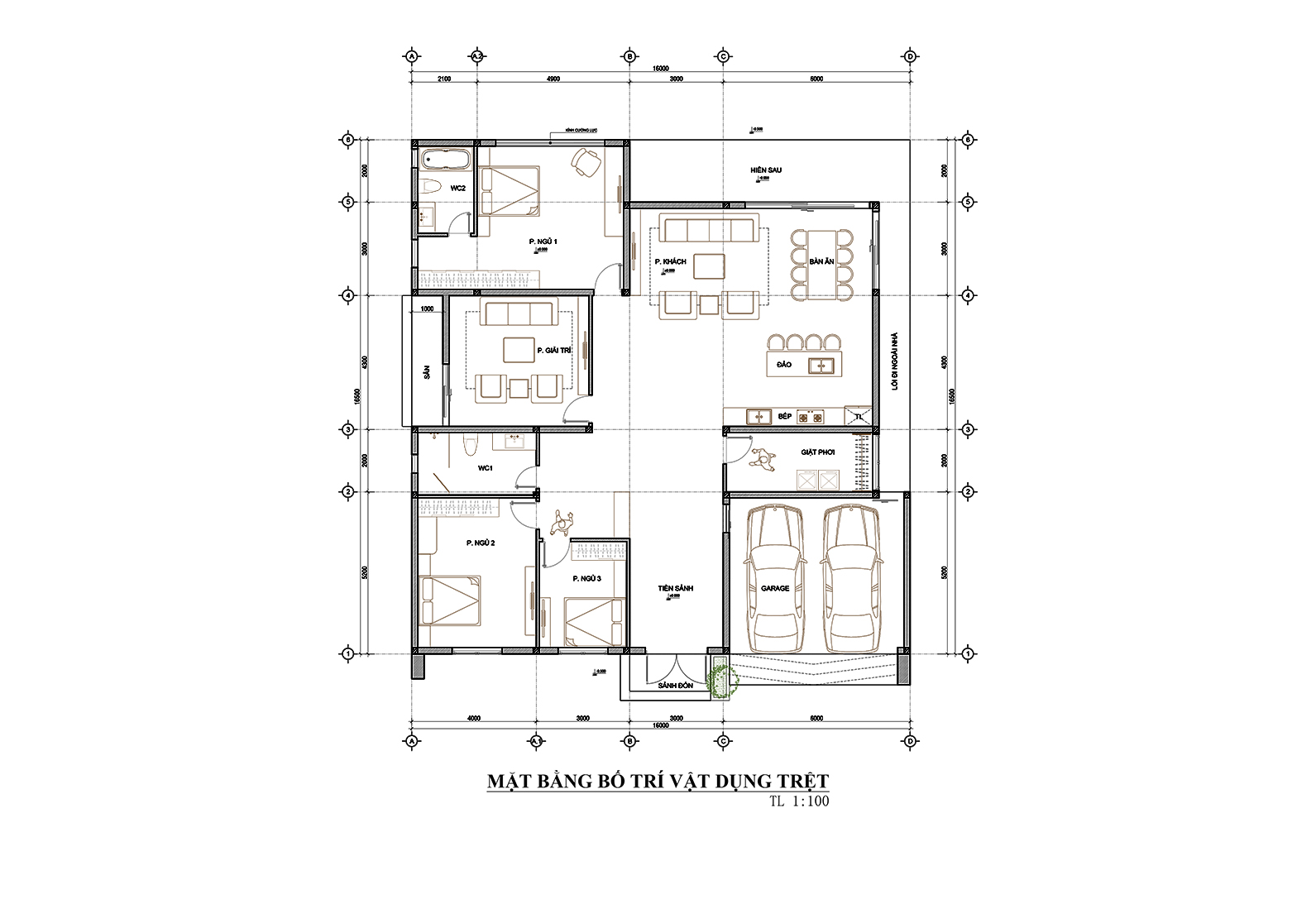 biệt thự sân vườn hiện đại