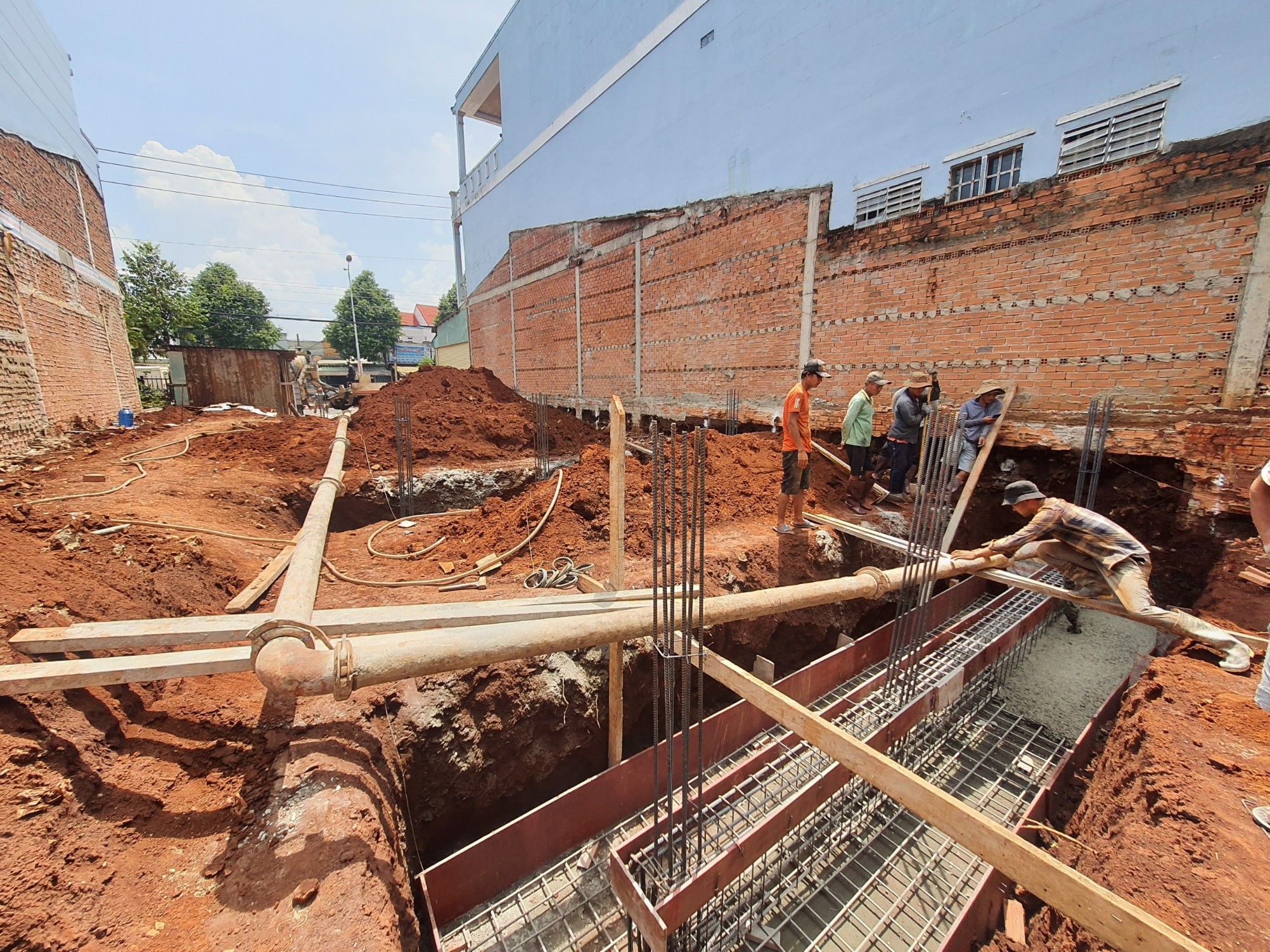 Quy trình thi công móng băng