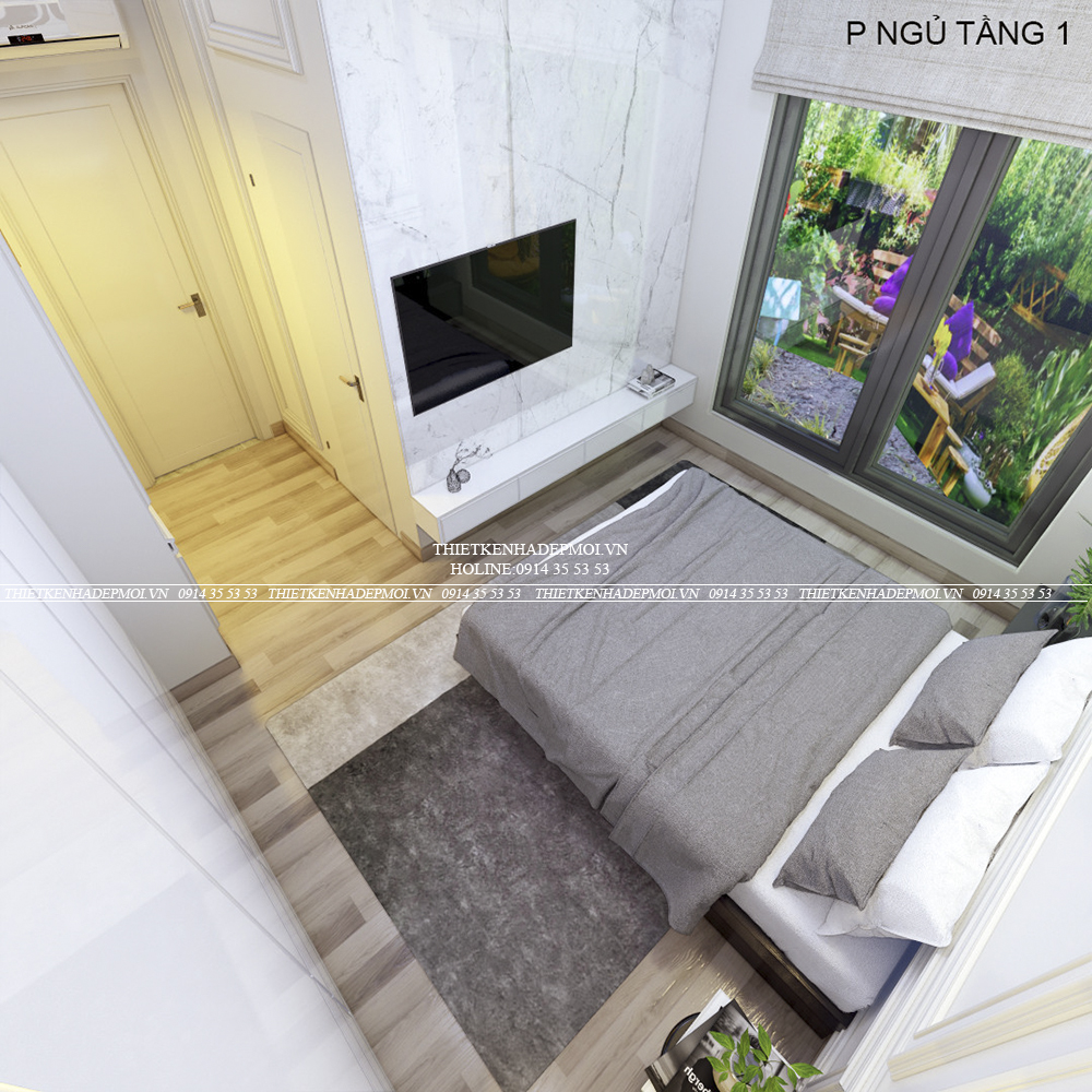 Mẫu nội thất nhà phố 2 tầng đẹp mắt tại của chị mỹ tại bình dương