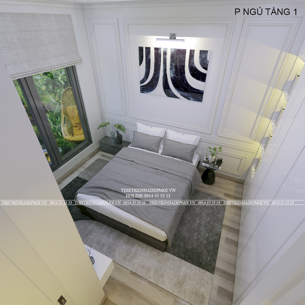 Mẫu nội thất nhà phố 2 tầng đẹp mắt tại của chị mỹ tại bình dương