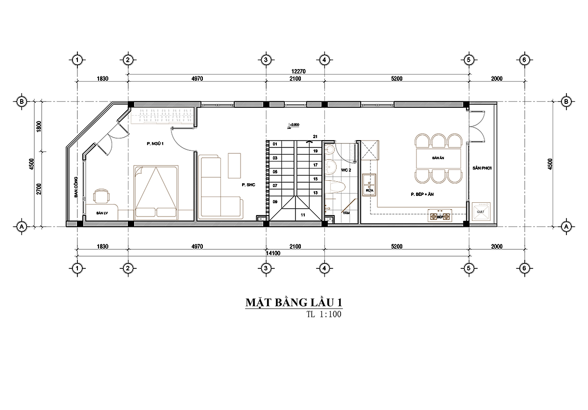 Nhà phố hiện đại kết hợp kinh doanh anh minh-bình tân