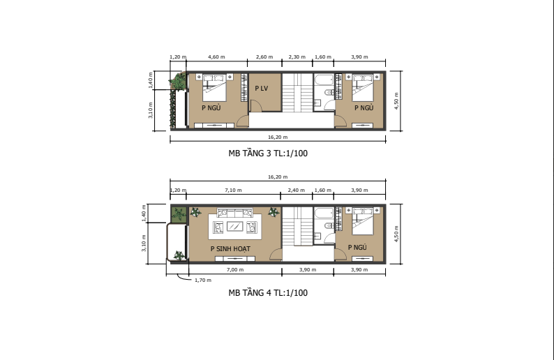 Nhà phố hiện đại 4 tầng sang trọng hoàn mỹ anh kiên - đồng nai