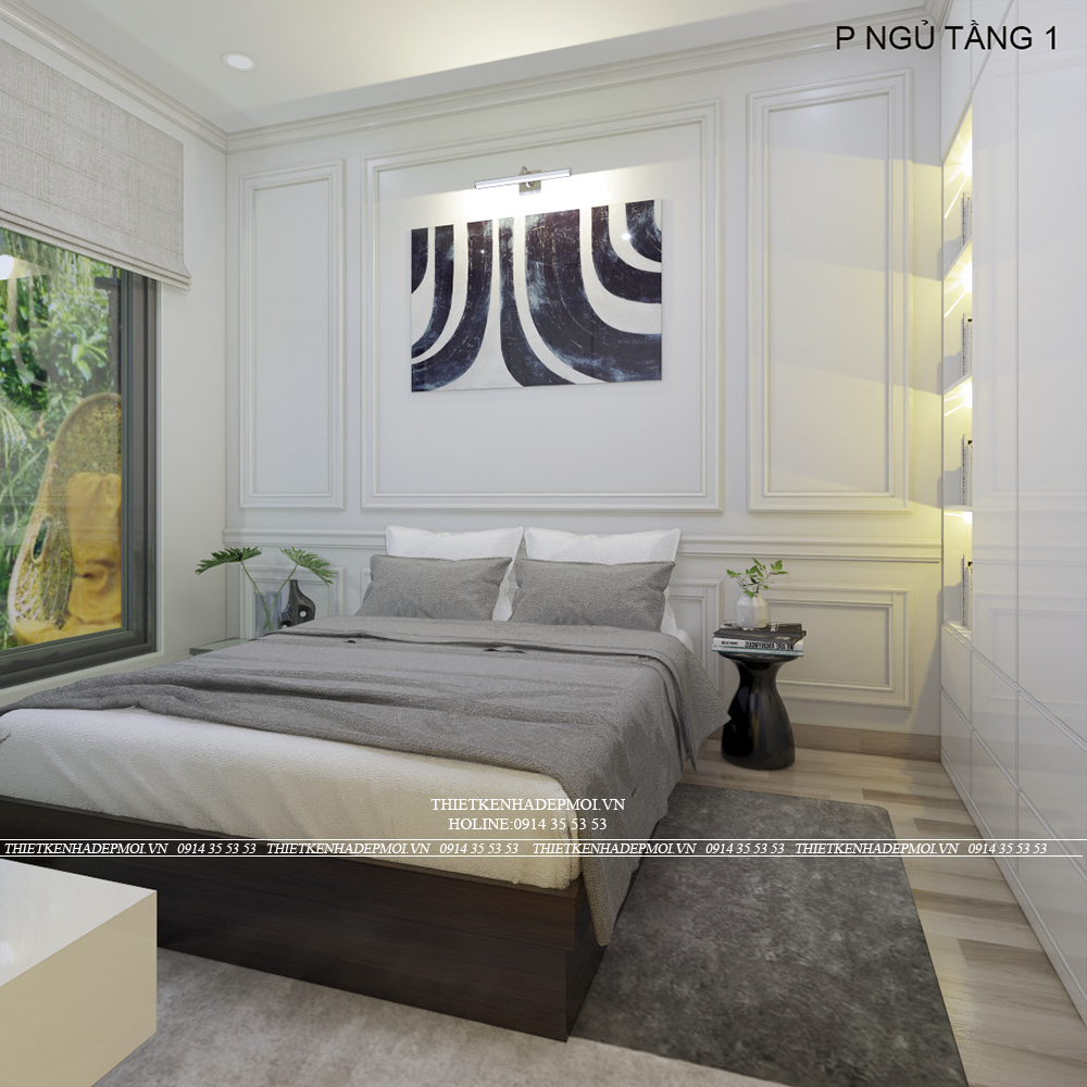 Mẫu nội thất nhà phố 2 tầng đẹp mắt tại của chị mỹ tại bình dương