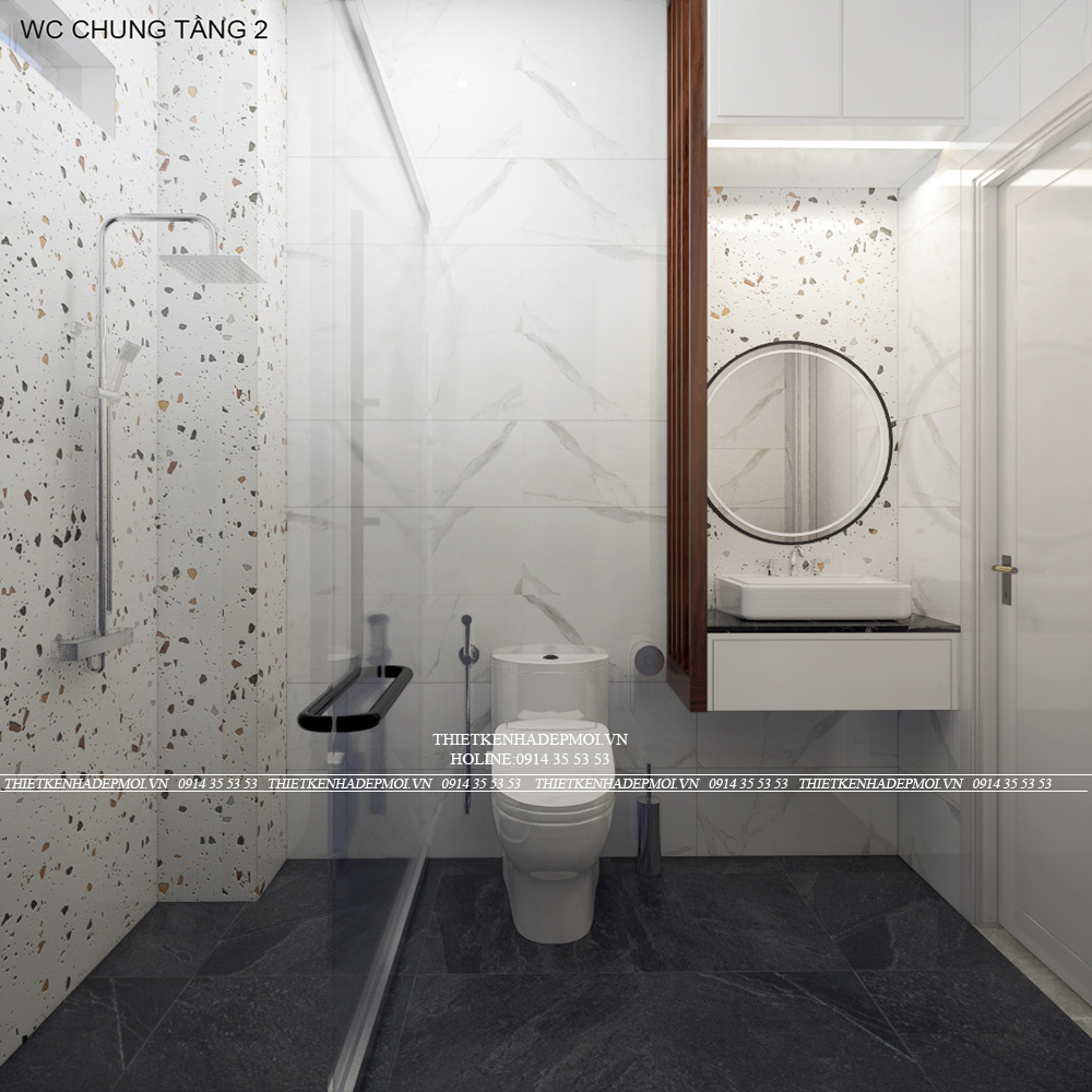 Mẫu nội thất nhà phố 2 tầng đẹp mắt tại của chị mỹ tại bình dương