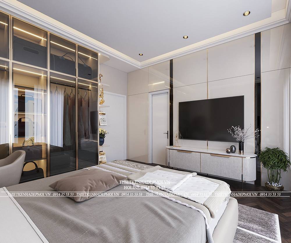 Mẫu nội thất nhà phố hiện đại 5 tầng đẹp mắt tại thủ đức