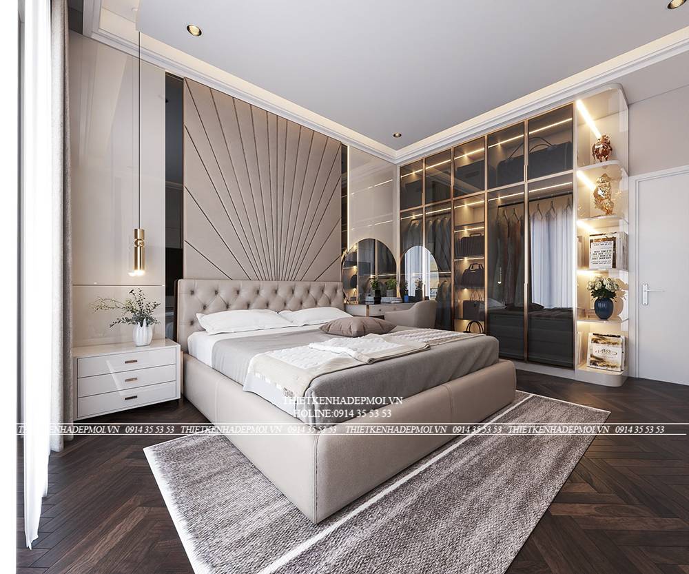 Mẫu nội thất nhà phố hiện đại 5 tầng đẹp mắt tại thủ đức
