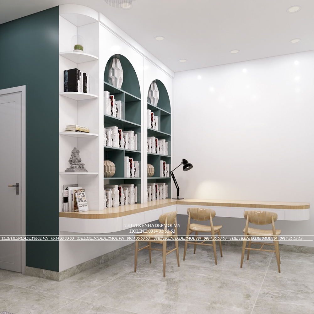 Mẫu nội thất nhà phố 2 tầng đẹp mắt tại của chị mỹ tại bình dương