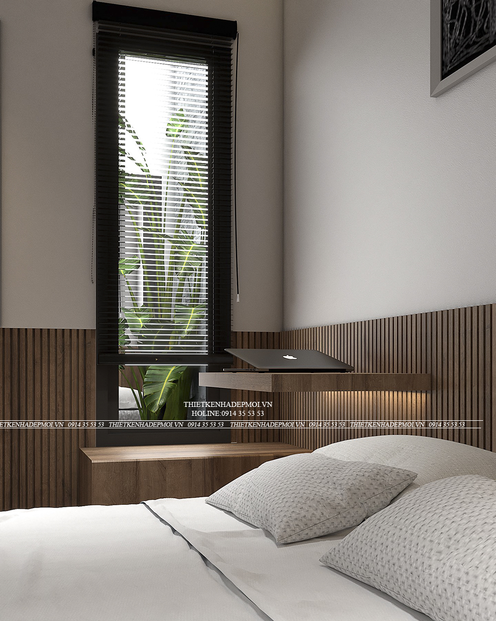 Mẫu nội thất biệt thự mái nhật của chị hà - bình phước