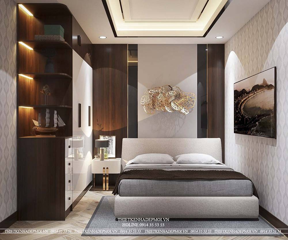 Mẫu nội thất nhà phố hiện đại 5 tầng đẹp mắt tại thủ đức