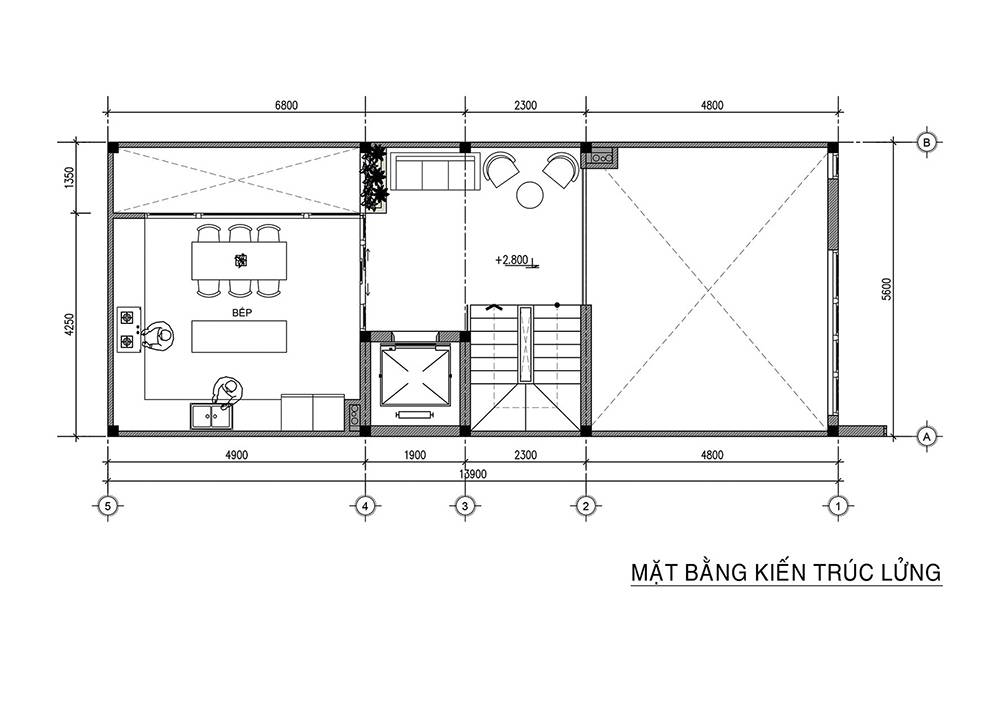 Mẫu nội thất nhà phố hiện đại 5 tầng đẹp mắt tại thủ đức