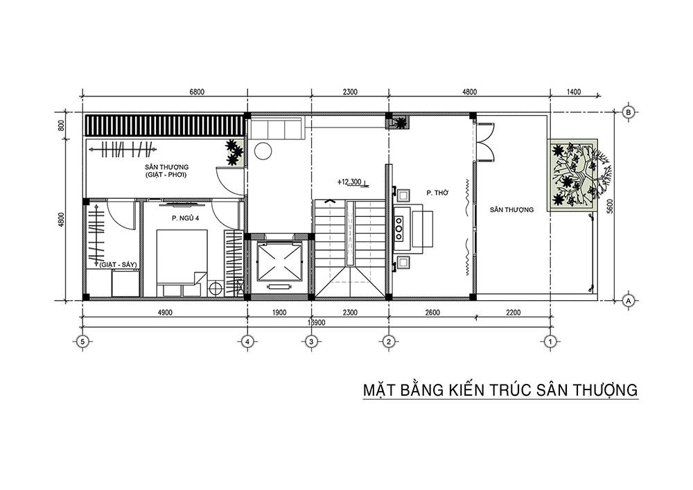 Mẫu nội thất nhà phố hiện đại 5 tầng đẹp mắt tại thủ đức
