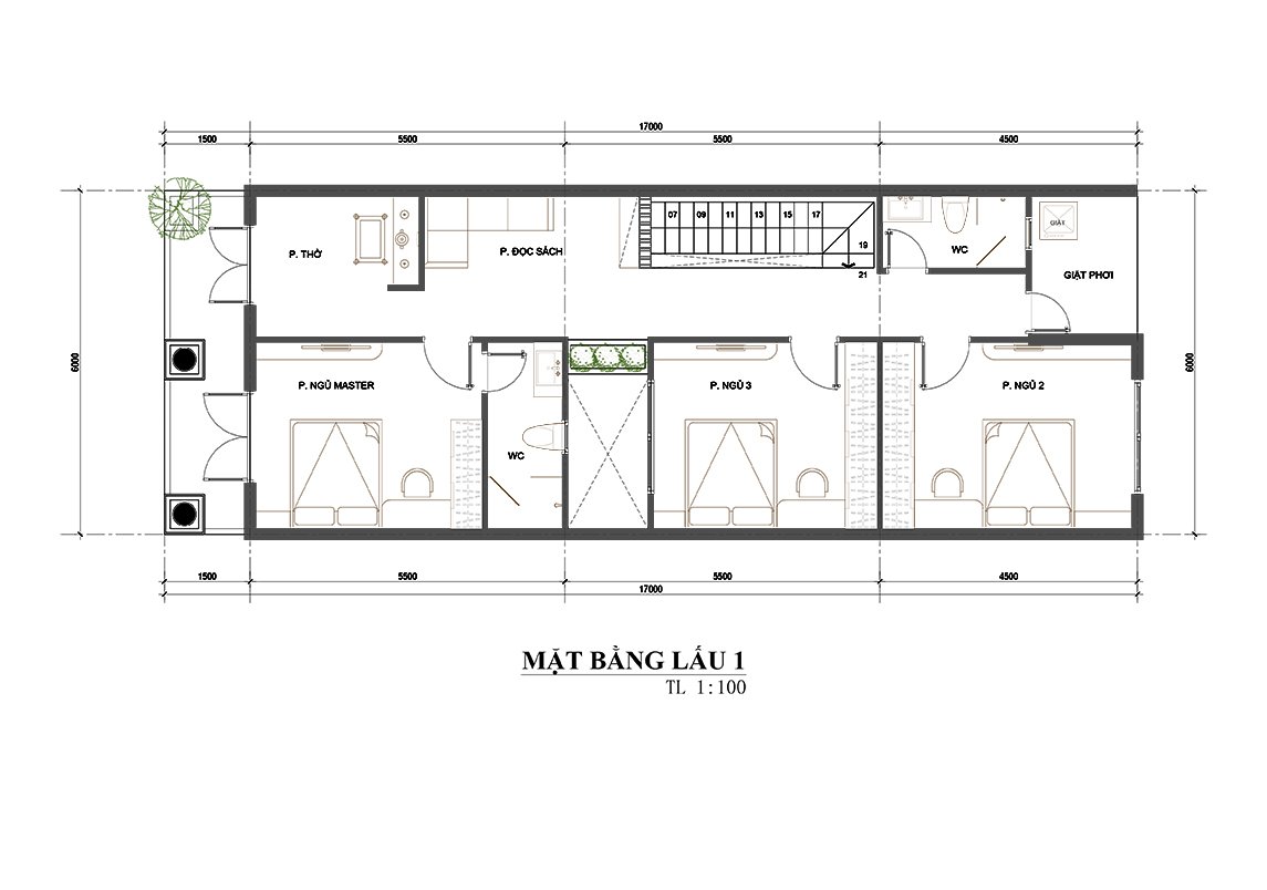 Biệt thự mái thái 2 tầng