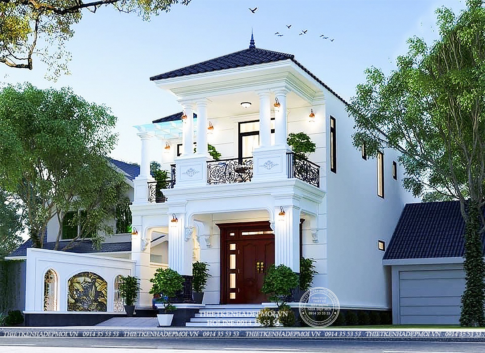 Biệt thự mái nhật đẹp