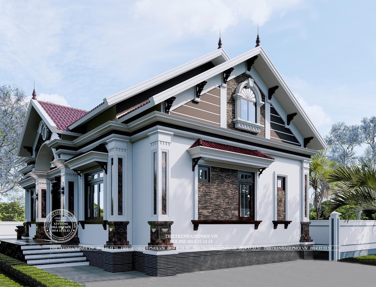 Hệ thống cửa kính biệt thự sân vườn