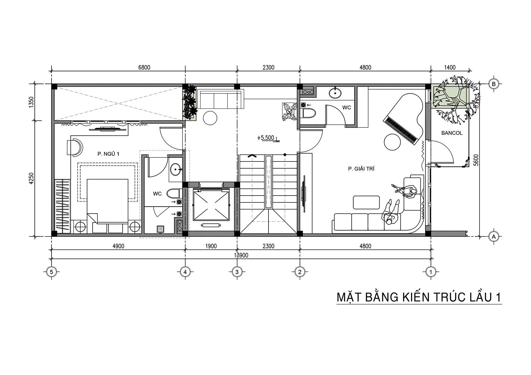 Mẫu nhà phố hiện đại đẹp mắt tại thủ đức