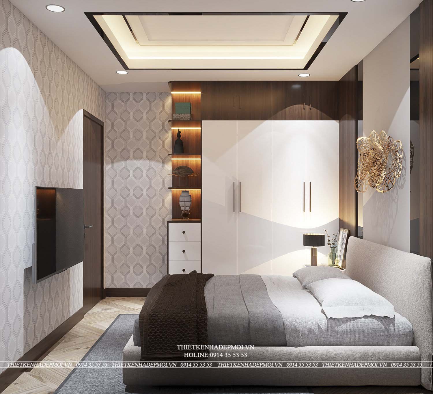 Mẫu nội thất nhà phố hiện đại 5 tầng đẹp mắt tại thủ đức