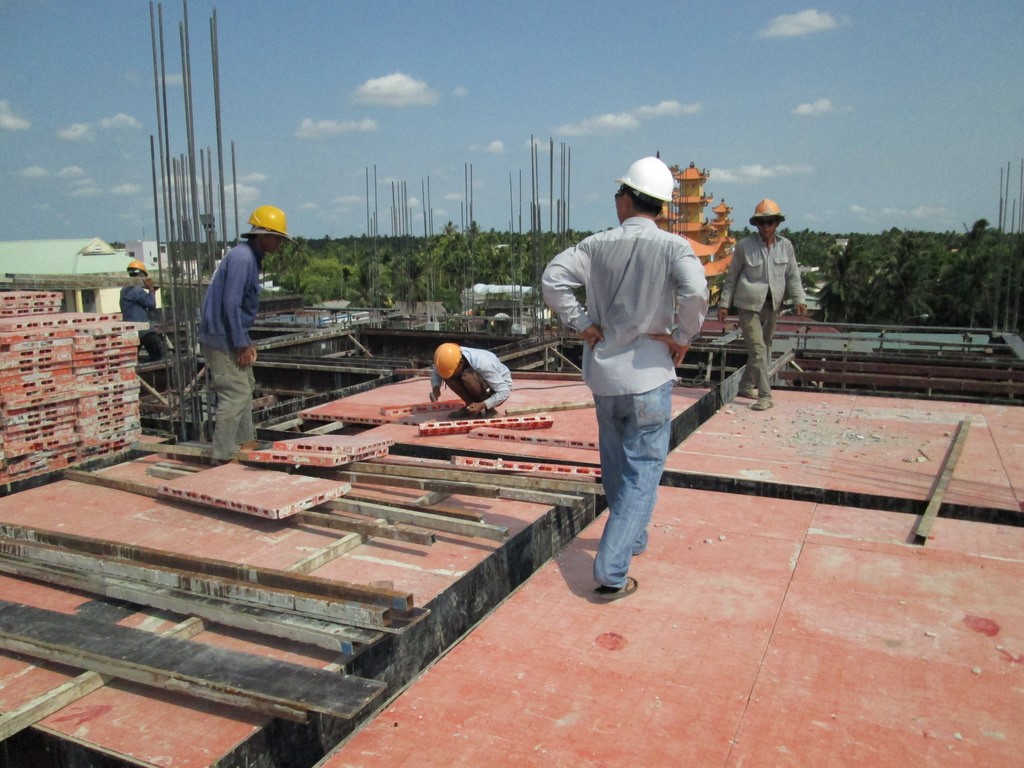 Quy trình thi công dầm sàn