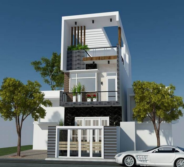 mẫu nhà phố đẹp 