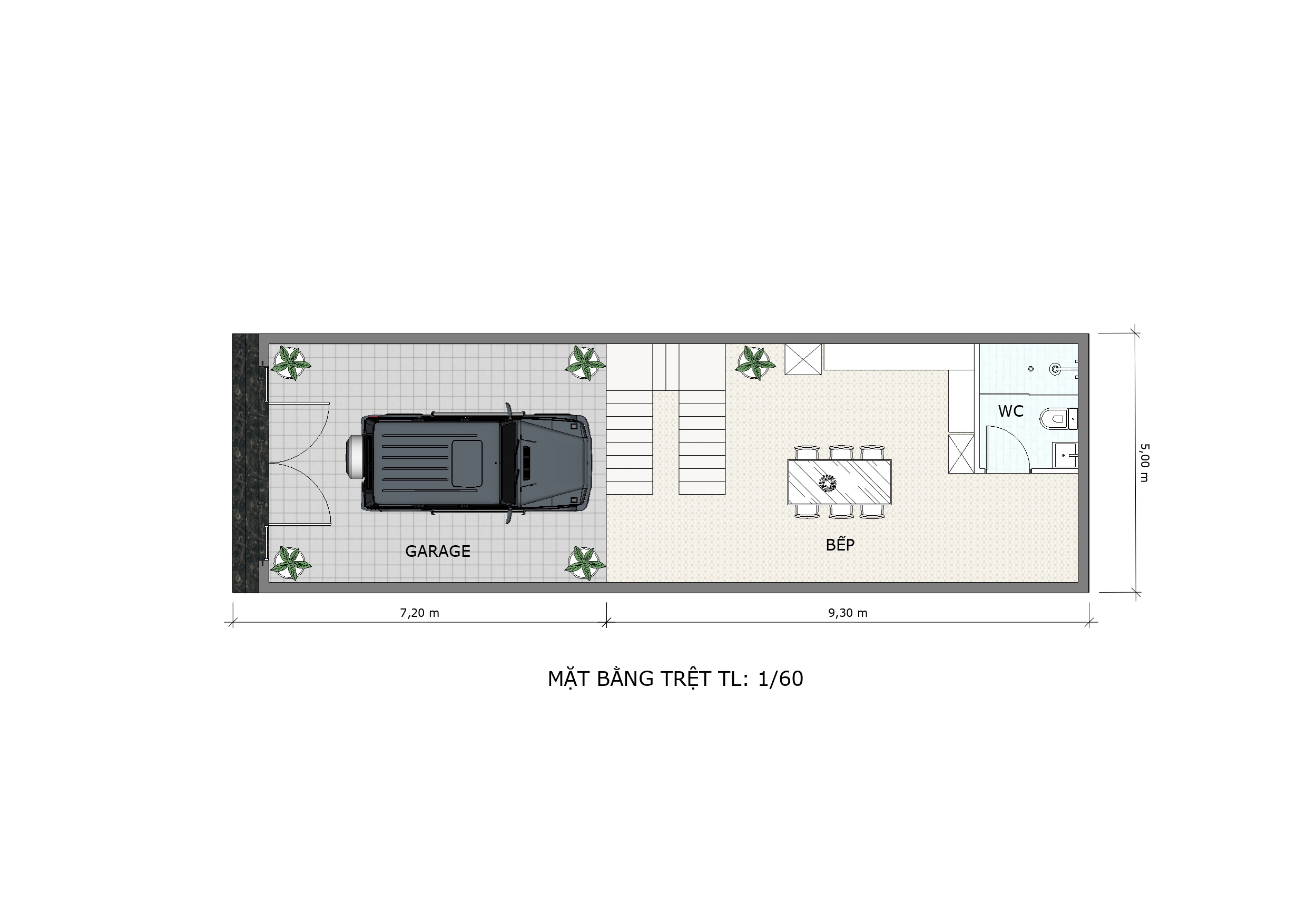 Mẫu thiết kế nhà phố 4 tầng hiện đại anh thìn - biên hòa