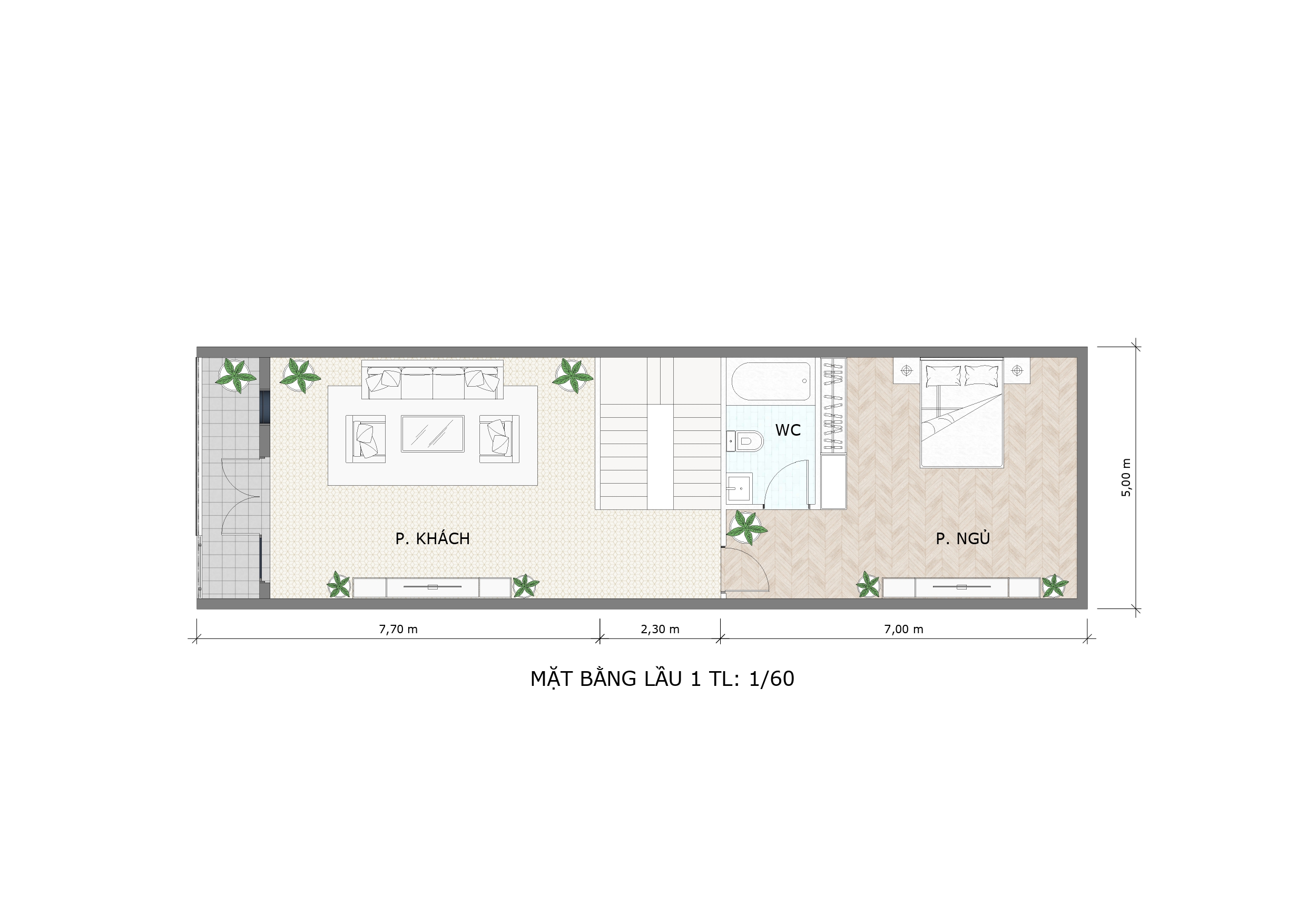 Mẫu thiết kế nhà phố 4 tầng hiện đại anh thìn - biên hòa