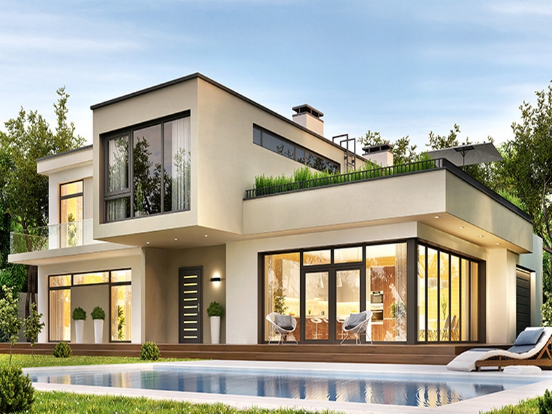 biệt thự trệt hiện đại