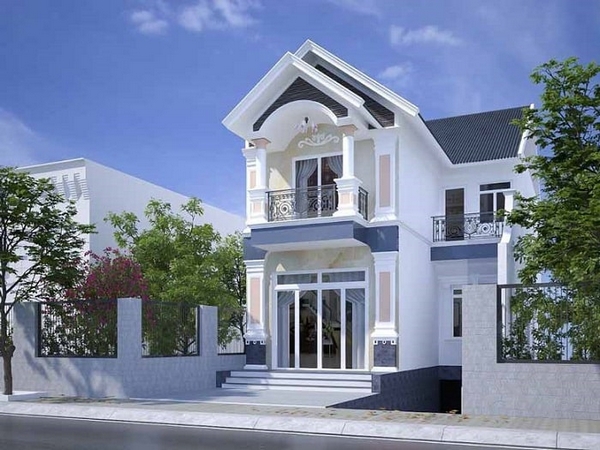 99+ mẫu nhà phố 2 tầng tân cổ điển được yêu thích nhất