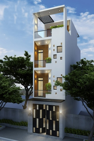100+ ý tưởng thiết kế nhà phố 4 tầng hiện đại 2023