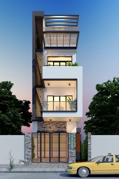 100+ ý tưởng thiết kế nhà phố 4 tầng hiện đại 2023