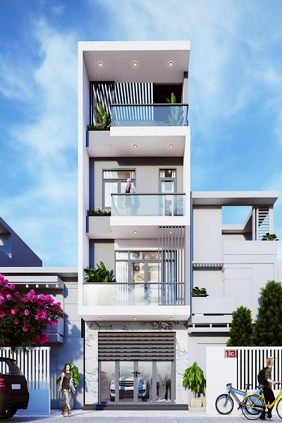 100+ ý tưởng thiết kế nhà phố 4 tầng hiện đại 2023