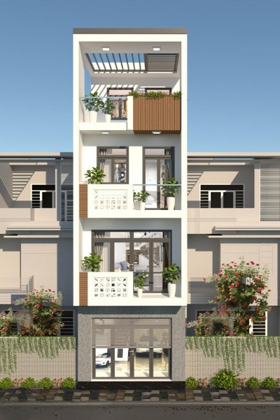 100+ ý tưởng thiết kế nhà phố 4 tầng hiện đại 2023