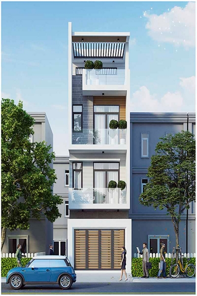 100+ ý tưởng thiết kế nhà phố 4 tầng hiện đại 2023