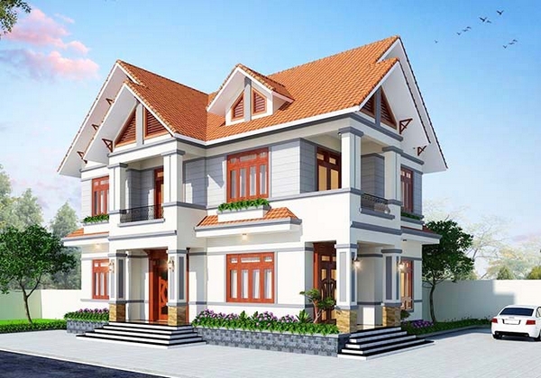 biệt thự mái thái