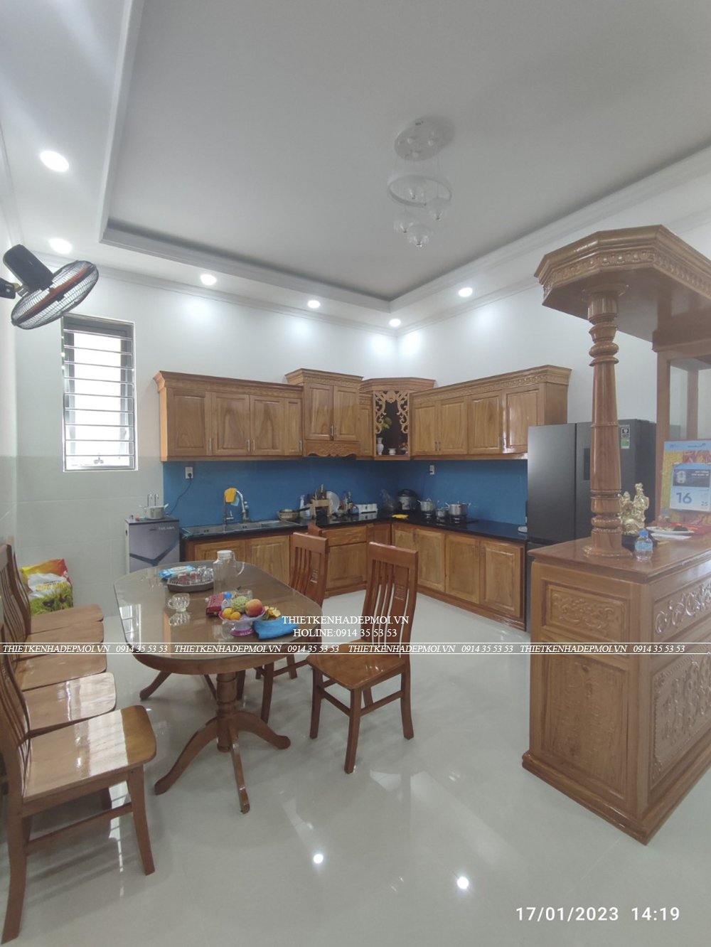 Hình ảnh thi công thực tế nhà chị thu - bình phước