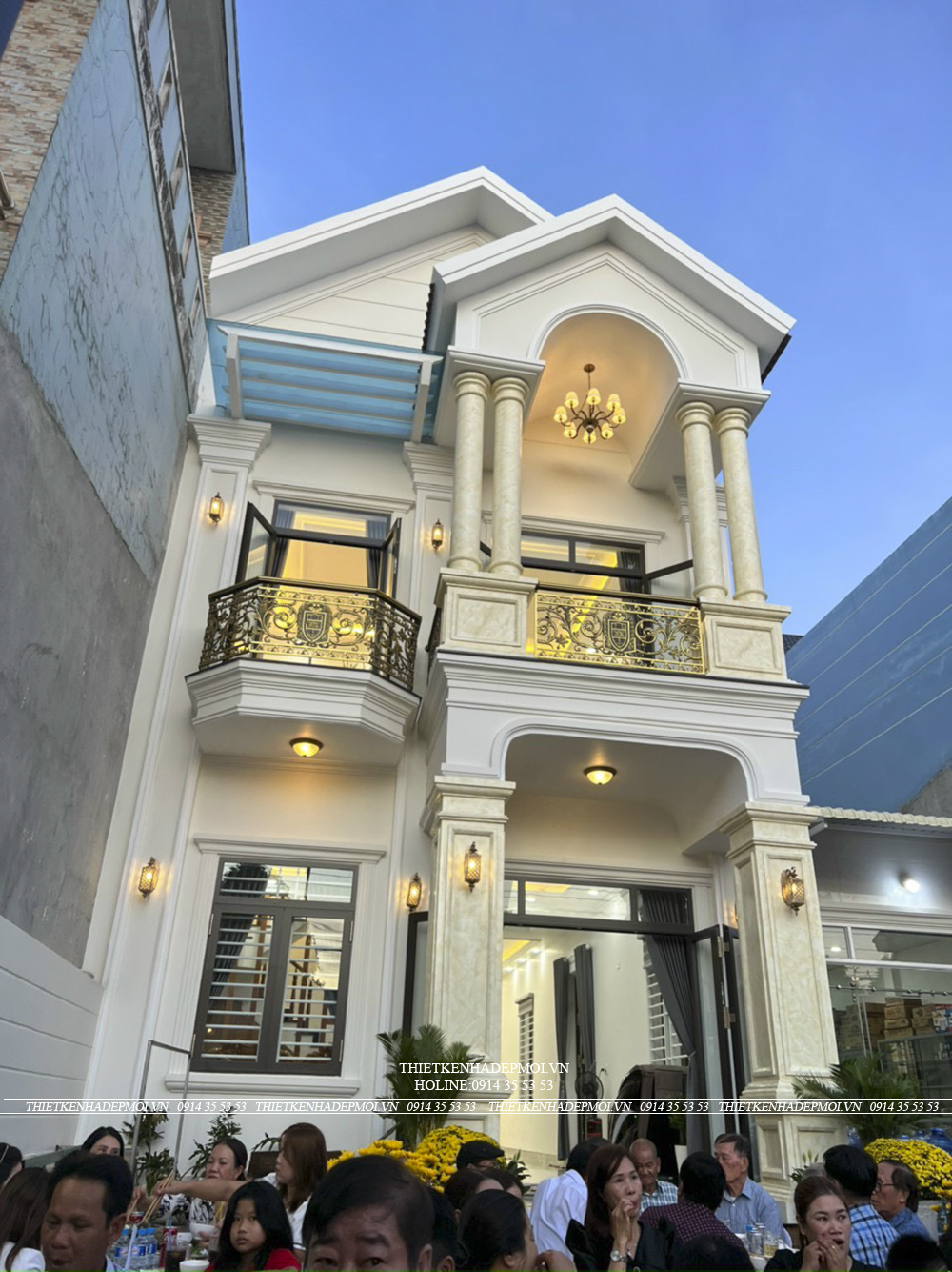 Hình ảnh thi công hoàn thiện nhà anh thoại - bình phước