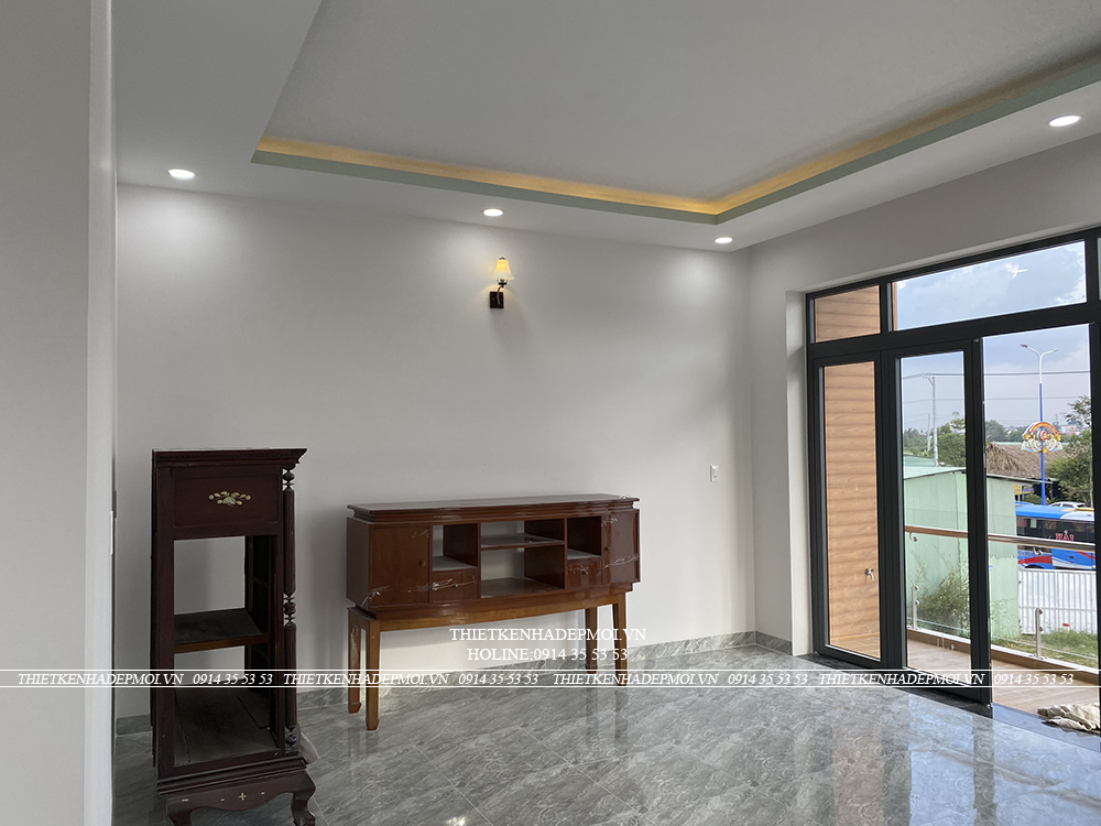 Hình ảnh thi công hoàn thiện biệt thự nhà chị tuyết - bình dương