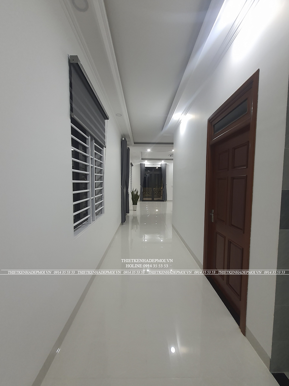 Hình ảnh thi công hoàn thiện nhà anh thoại - bình phước