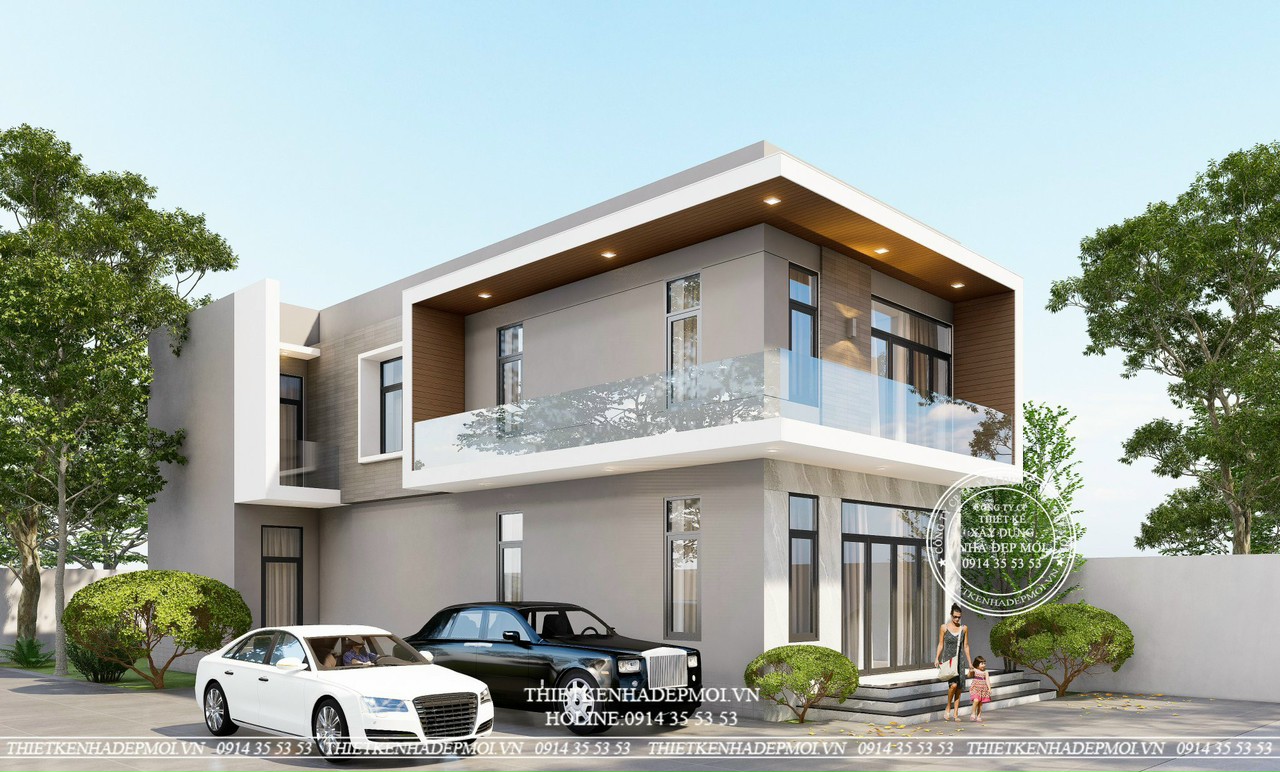 Hình ảnh thi công hoàn thiện biệt thự nhà chị tuyết - bình dương