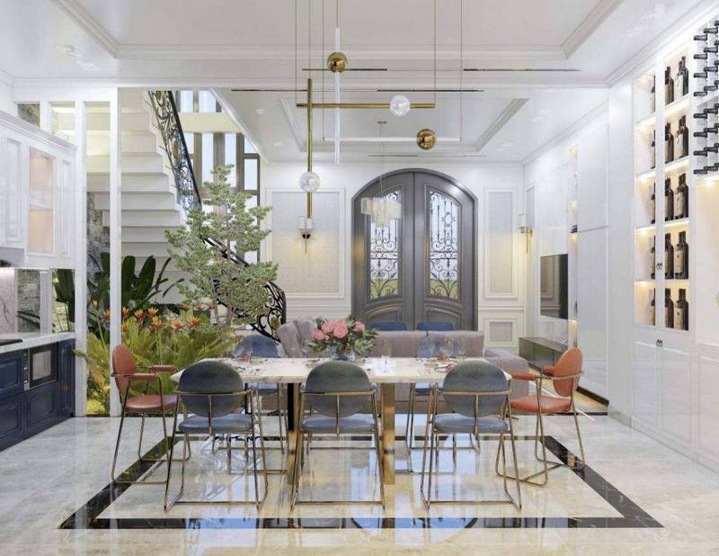 Mẫu biệt thự mái bằng đẹp xu hướng 2023