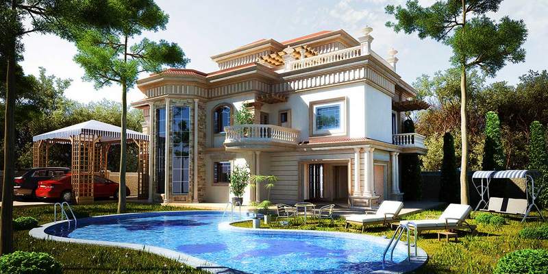 10+ mẫu biệt thự 2 tầng có bể bơi siêu mãn nhãn xu hướng 2023