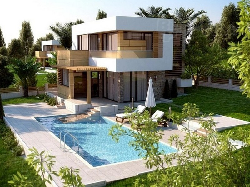 10+ mẫu biệt thự 2 tầng có bể bơi siêu mãn nhãn xu hướng 2023