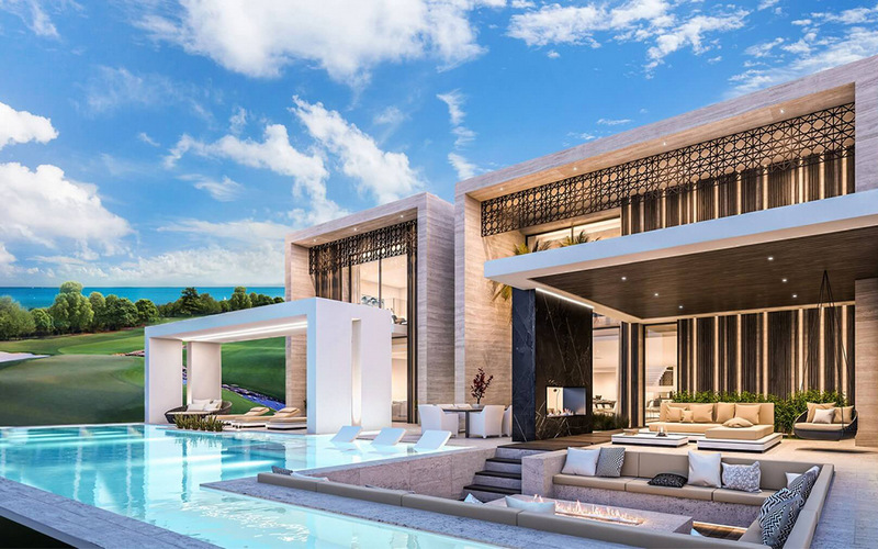 biệt thự 2 tầng có hồ bơi