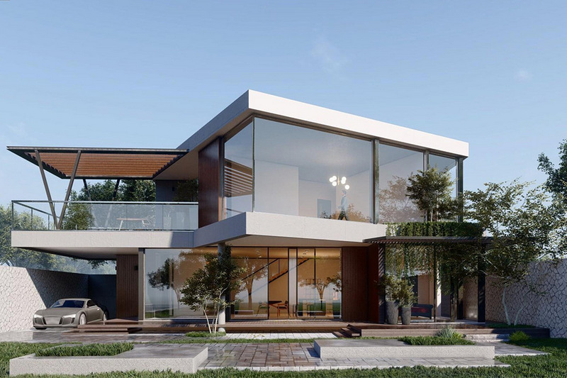 biệt thự không gian mở