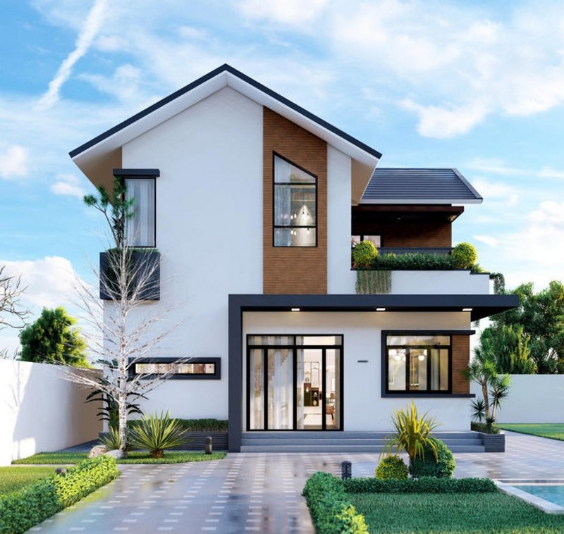 10+ mẫu biệt thự không gian mở đẹp mê mẩn