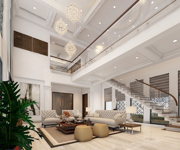 Top 50+ mẫu biệt thự thông tầng sang trọng 2023