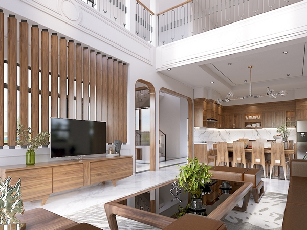 Top 50+ mẫu biệt thự thông tầng sang trọng 2023