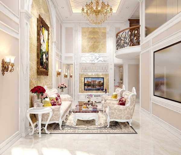 Top 50+ mẫu biệt thự thông tầng sang trọng 2023