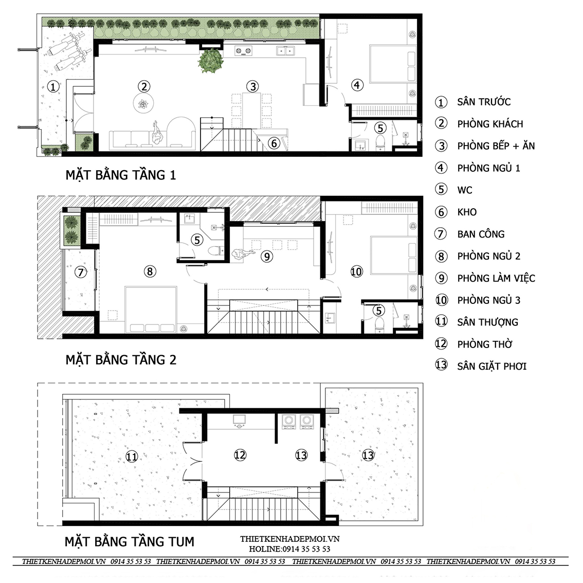 Mẫu nhà phố 1 trệt 1 lầu 1 sân thượng - anh trường (bình dương)