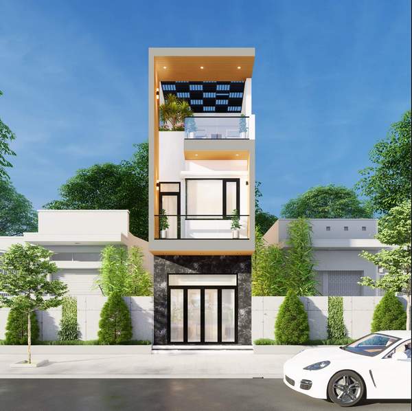 100+ mẫu nhà phố 2 tầng 1 tum do kts thiết kế cực đẹp